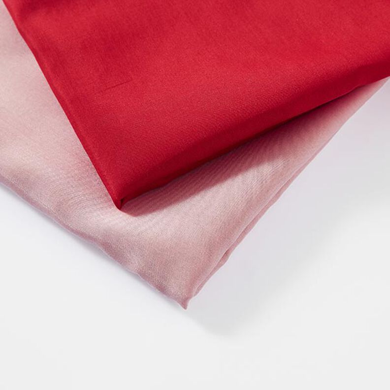 Tecido de algodão e seda super leve Voile – rosé,  image number 4