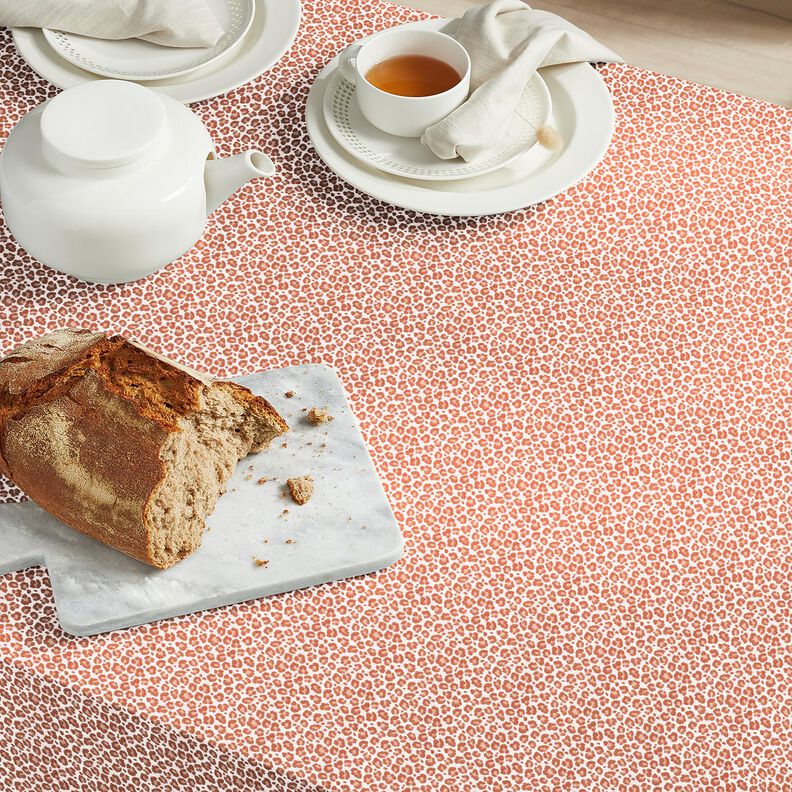 Tecido de algodão Cretone Leo pequeno – marfim/cobre,  image number 5