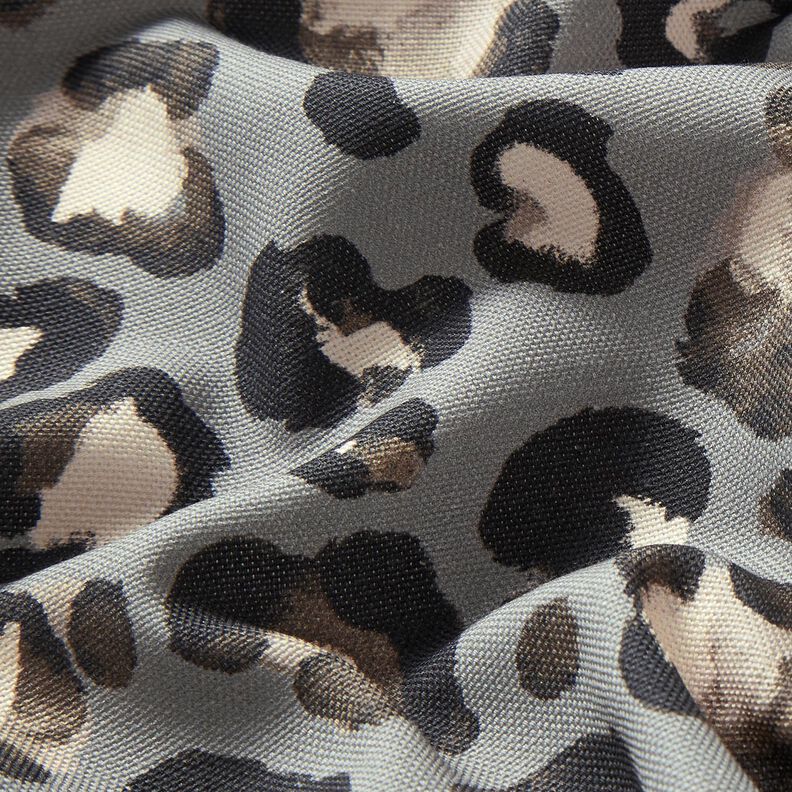 Tecido para decoração Lona Sarapintas Leo – elefante cinzento/preto,  image number 2