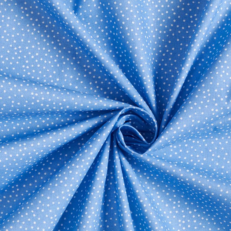 Tecido de algodão Cretone Pintas finas – azul,  image number 3