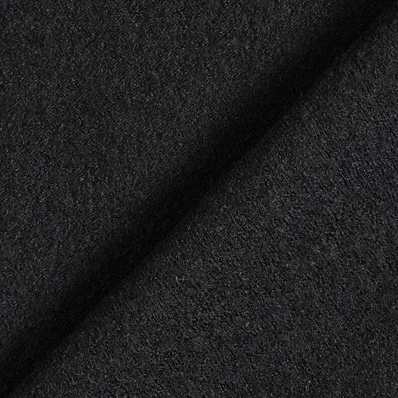 Tecido leve de malha com mistura de viscose e lã – preto,  image number 3