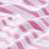 Jersey em tecido piqué às riscas – branco/pink,  thumbnail number 2