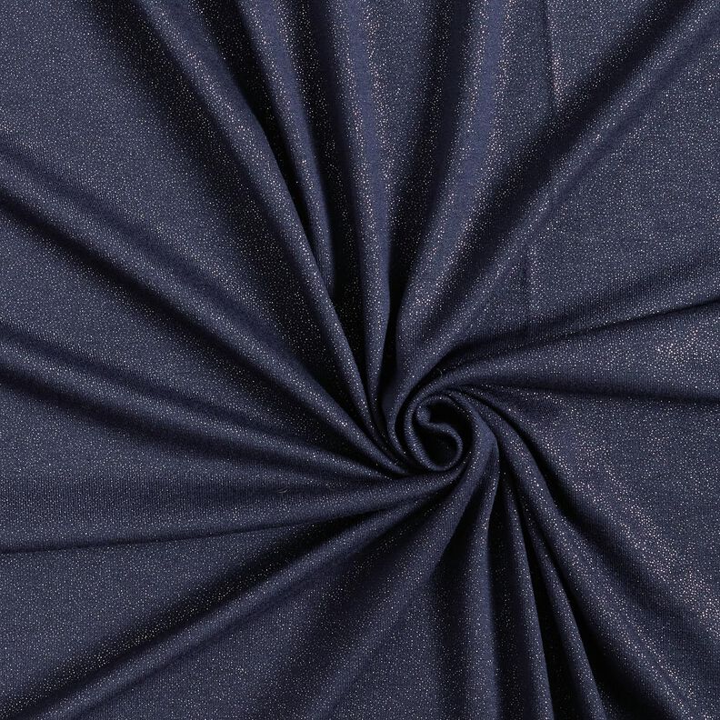 Jersey de viscose Brilho – azul-noite,  image number 1