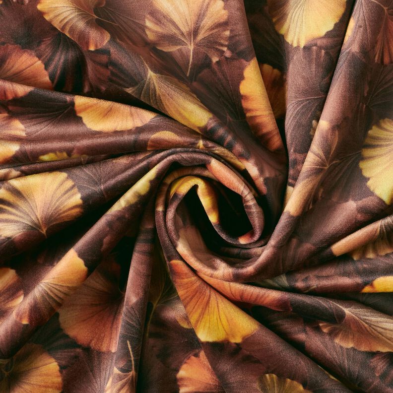 Veludo para decoração Ginkgo outonal – bronze,  image number 3