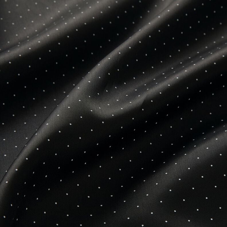 Tecido para forro Pintas pequenas – preto/branco,  image number 2