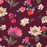 French Terry Colette Impressão Digital | Nerida Hansen – bordô/rosa intenso,  thumbnail number 1