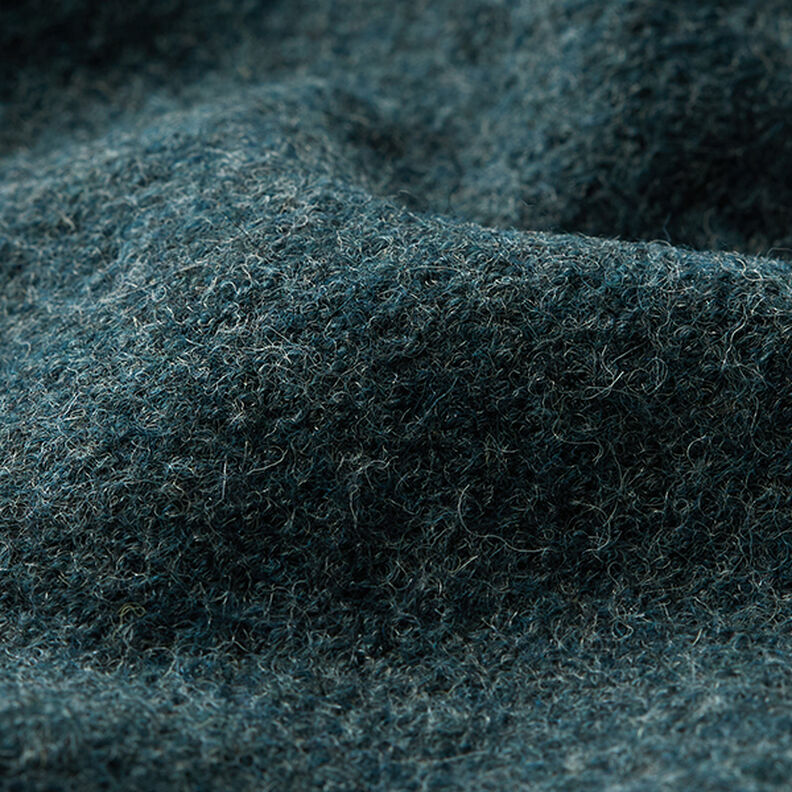 Lã grossa pisoada Melange – azul-oceano,  image number 2