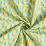 Tecido de algod&atilde;o Popelina Bananas &ndash; eucalipto/amarelo-sol,  thumbnail number 3