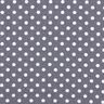 Popelina de algodão Polka Dots – cinza ardósia/branco,  thumbnail number 1