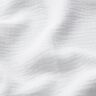 Mistura de linho e algodão Jacquard Padrão ondulado – branco,  thumbnail number 2
