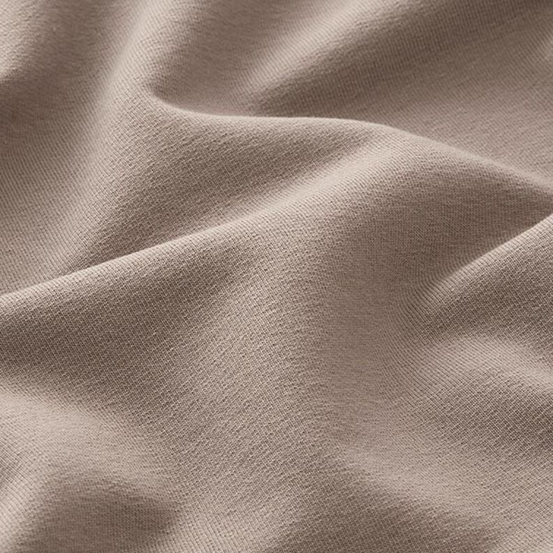 Sweat de algodão leve liso – taupe escuro,  image number 4