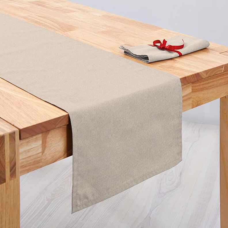 Tecido para decoração Jacquard reciclado – beige,  image number 6