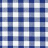 Tecido de algodão Vichy - 1,7 cm – azul real,  thumbnail number 1