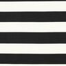 Tecido para decoração Lona Riscas alegres – preto/branco,  thumbnail number 1