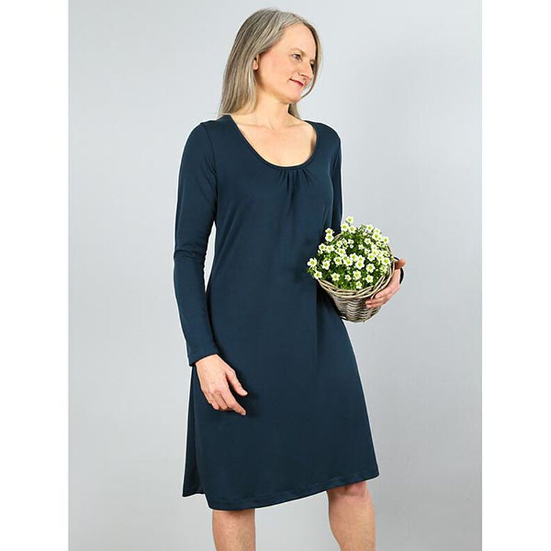 FRAU VLIELAND Vestido Jersey com decote redondo | Studio Schnittreif | XS-L,  image number 3