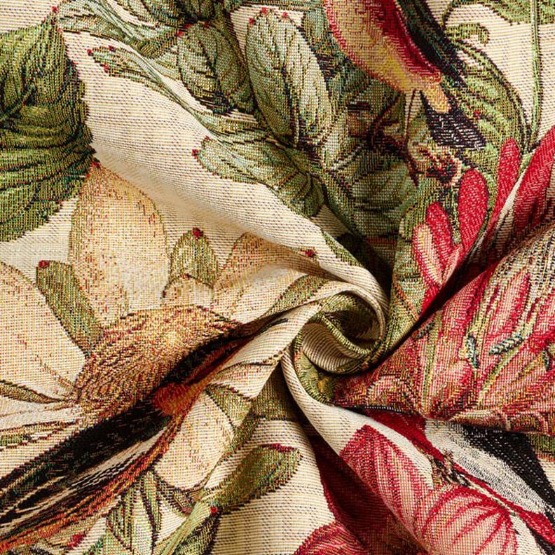 Tecido para decoração Gobelina Pássaros – natural,  image number 6