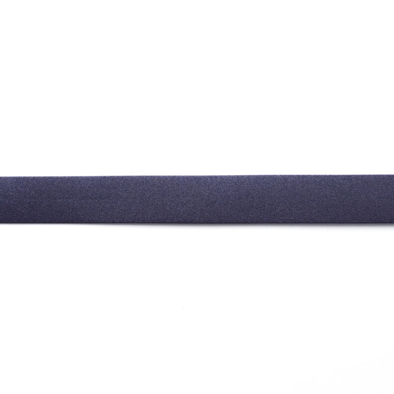 Fita de viés Cetim [20 mm] – azul-marinho,  image number 1