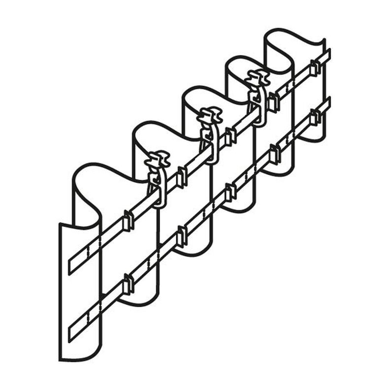 Fita ondulada mini, 50 mm – transparente | Gerster,  image number 8