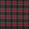 Tecido para sobretudos Mistura de pura lã Xadrez escocês – preto/vermelho,  thumbnail number 1