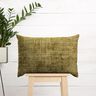 Tecido para estofos Chenille Liso – oliva,  thumbnail number 6