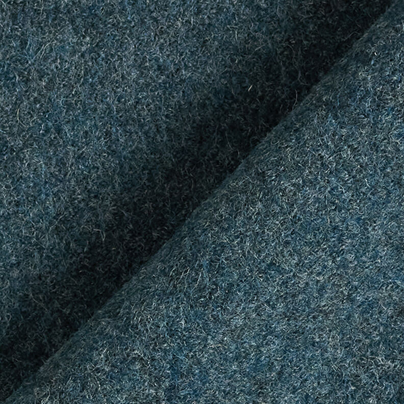 Lã grossa pisoada Melange – azul-oceano,  image number 3