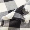 Tecido de algodão Xadrez Lurex – preto/branco,  thumbnail number 3