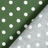 Popelina de algodão pintas grandes – verde escuro/branco,  thumbnail number 6