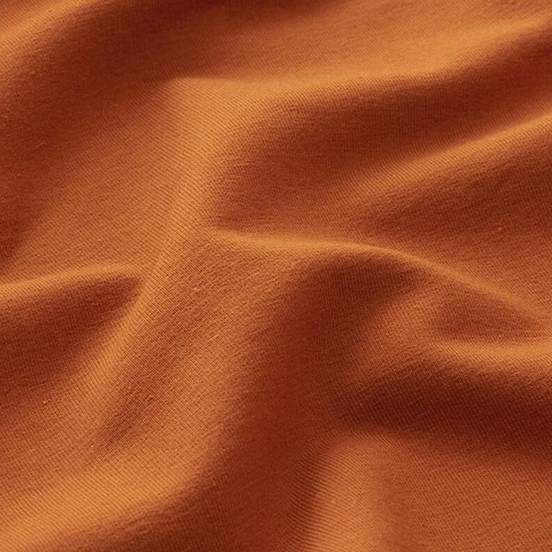 Sweat de algodão leve liso – cor de caramelo,  image number 4