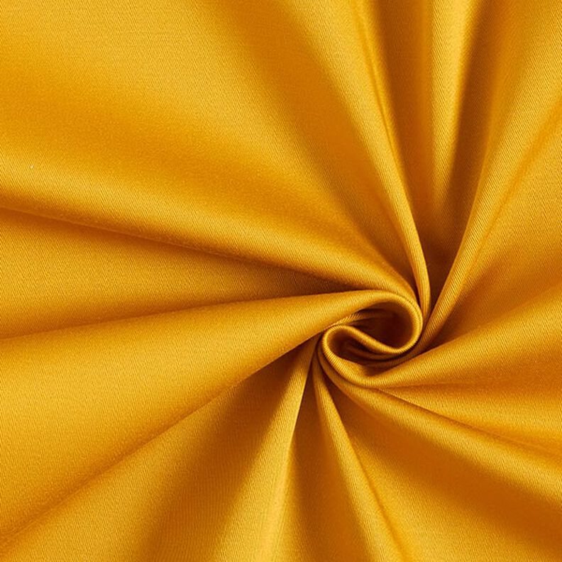 Sarja de algodão Stretch – amarelo-caril,  image number 1
