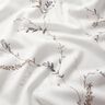 Tecido para cortinados Voile Ramos delicados – branco/cinzento-prateado,  thumbnail number 2