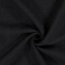 Tecido de mistura de rami lavado a pedra, qualidade pesada – preto,  thumbnail number 1