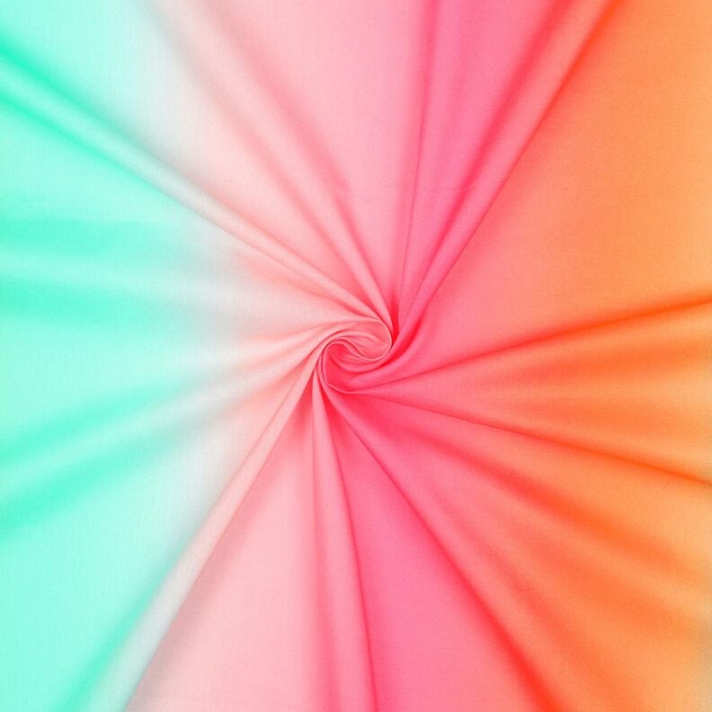 Cambraia Gradação de cor Arco-íris | Poppy Fabrics – pink/branco,  image number 3