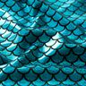 Jersey prateado Escamas de sereia – preto/turquesa,  thumbnail number 2