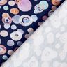 Jersey de algodão Círculos coloridos em aguarela – azul-noite,  thumbnail number 4