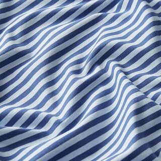 Jersey de algodão Riscas estreitas – azul ganga/azul claro, 