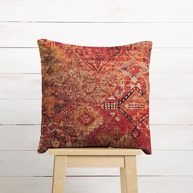 Tecido para decoração Gobelina tapete de tecido – terracota/vermelho-fogo,  image number 7