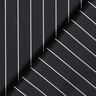 Tecido para calças Stretch Riscas de giz – preto/branco,  thumbnail number 4