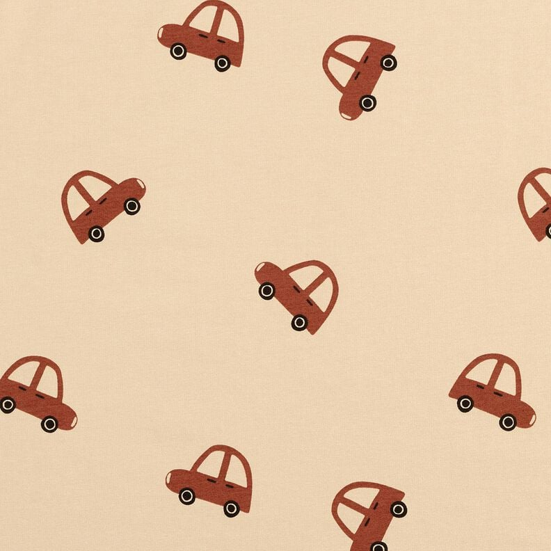 French Terry Sweat de ver&atilde;o Grandes carros retro &ndash; creme,  image number 1