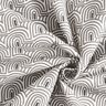 Tecido para decora&ccedil;&atilde;o Meio linho Panam&aacute; Arcos minimalistas &ndash; branco/cinzento,  thumbnail number 3