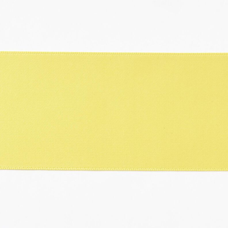 Fita de cetim [50 mm] – amarelo-limão,  image number 1