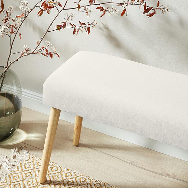 Tecido para decoração Jacquard Chevron discreto – branco sujo,  image number 5