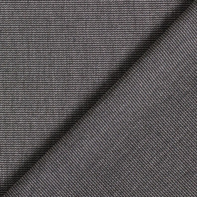 Tecido para calças Stretch Ziguezague – cinzento-prateado/preto,  image number 4