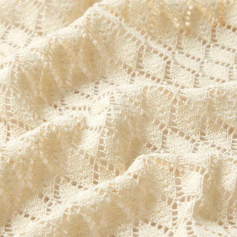 Tecido de malha Crochette – branco sujo,  image number 3