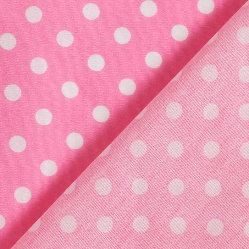 Popelina de algodão Polka Dots – rosa/branco,  image number 4