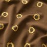 Jersey de algodão Girassóis Impressão Digital – castanho escuro/amarelo-baunilha,  thumbnail number 2