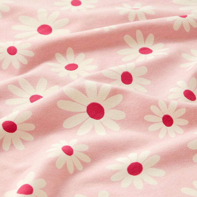 Mistura de algodão Jersey Florzinhas – rosé,  image number 2