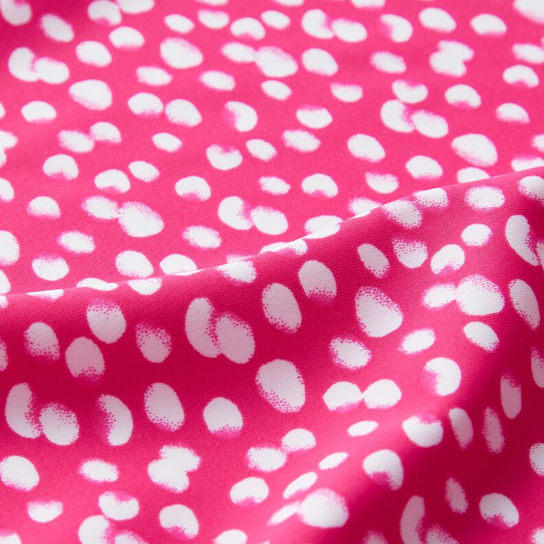 Tecido para fatos de banho Sarapintas Mini – rosa intenso/branco,  image number 2