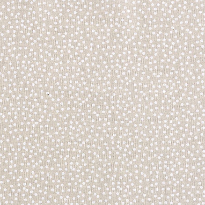Tecido de algodão Cretone Pintas irregulares – cor de areia,  image number 1