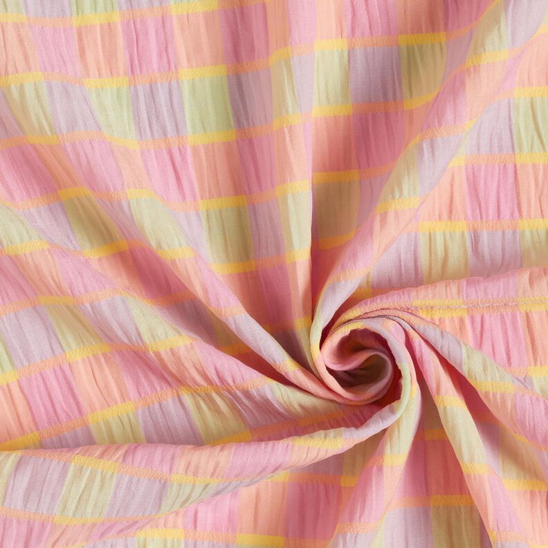 Anarruga Xadrez colorido – rosa-claro/amarelo-limão,  image number 3