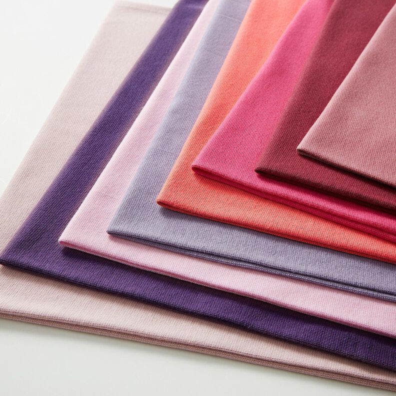 Tecido para bordas liso – roxo,  image number 5